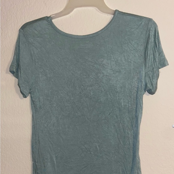 Rue21 Mint Washed Tee with Mini Front Pocket - Picture 3 of 3